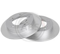 ABS All Brake Systems Brake Disc 15988 Solid for Suzuki GEO - 2 pcs
