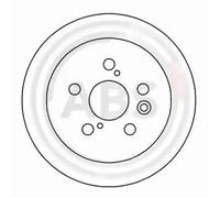 2x Original A.B.S. Brake Disc 15990 for Lexus Toyota