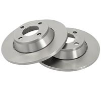 ABS All Brake Systems Brake Disc 16201 – 2x Original Front Solid 280mm for Audi 80/90 B4