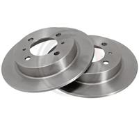 2x Brake disc solid 16212 A.B.S. for NISSAN SUNNY III SUNNY III Liftback 100NX
