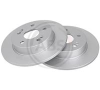 2x Brake disc solid 16216 A.B.S. for RENAULT SAFRANE SCÉNIC I MPV