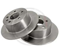 2x Original A.B.S. Brake Disc 16262 for Opel