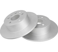 2x Brake disc solid 16489 A.B.S. for SAAB OPEL