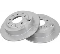 2x Original A.B.S. Brake Disc 16523 for Mazda