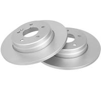 2x Brake disc solid 16571 A.B.S. for MERCEDES-BENZ E-CLASS T-Model E-CLASS
