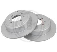 2x Brake disc solid 16647 A.B.S. for PEUGEOT 406 406 Estate 406 Coupe
