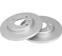 2x Brake disc solid 16920 A.B.S. for PEUGEOT CITROËN