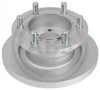 2x Brake disc solid 16943 A.B.S. for IVECO DAILY II Van DAILY II Bus