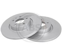 2x Brake disc solid 16949 A.B.S. for ALFA ROMEO 156 156 Sportwagon 147