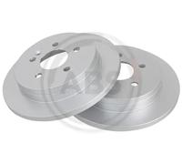 2x Brake disc solid 17108 A.B.S. for MERCEDES-BENZ M-CLASS