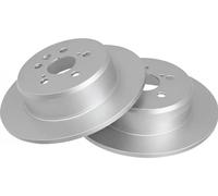 2x Brake disc solid 17170 A.B.S. for TOYOTA AVENSIS AVENSIS Liftback