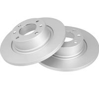 2x Brake disc solid 17337 A.B.S. for CITROËN C5 I C5 I Estate C5 II C5 II Break
