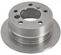 2x Brake disc solid 17347 A.B.S. for MERCEDES-BENZ VW