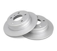 2x Brake disc solid 17366 A.B.S. for MERCEDES-BENZ A-CLASS VANEO
