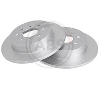 Rear Set 2x Brake Discs A.B.S. 17377 for Honda Civic (01-05)