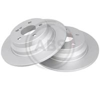 2x Brake disc solid 17402 A.B.S. for MERCEDES-BENZ CLS E-CLASS E-CLASS T-Model