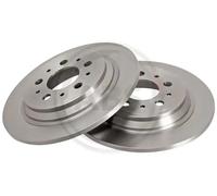 2x Brake disc solid 17411 A.B.S. for VOLVO V70 XC70 I Cross Country