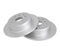 2x Brake disc solid 17413 A.B.S. for LEXUS GS IS I SC Convertible IS SportCross