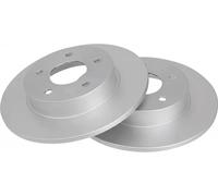 ABS All Brake Systems Brake Disc 17441 – Solid – Pair (2x) for Nissan Tino, Primera, Almera