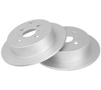 2x Brake disc solid 17457 A.B.S. for TOYOTA COROLLA YARIS/VITZ COROLLA Estate