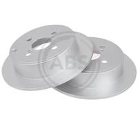 2x Brake disc solid 17517 A.B.S. for TOYOTA COROLLA COROLLA Saloon