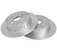 2x Brake disc solid 17564 A.B.S. for TOYOTA COROLLA COROLLA Saloon