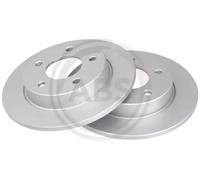 Rear Set 2x Brake Discs A.B.S. 17638 for Mazda 3 (08-14)