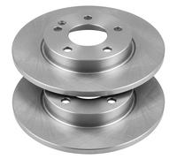 2x Brake disc solid 17644 A.B.S. for MERCEDES-BENZ A-CLASS