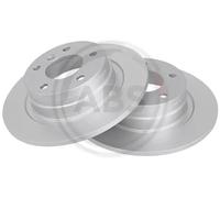 2x Brake disc solid 17649 A.B.S. for BMW 3 1 3 Coupe