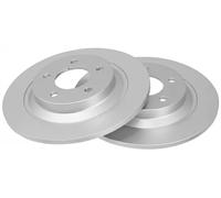 2x Brake disc solid 17675 A.B.S. for MAZDA 5