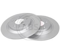2x Brake disc solid 17675 A.B.S. for MAZDA 5