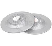2x Brake disc solid 17688 A.B.S. for MAZDA 6 Hatchback 6 Saloon 6 Station Wagon