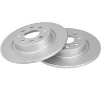 2x Brake disc solid 17712 A.B.S. for FIAT ABARTH OPEL