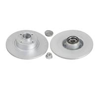 2x Brake disc solid 17727C A.B.S. for RENAULT MEGANE II Sport Tourer SCÉNIC II