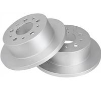 2x Brake disc solid 17768 A.B.S. for FIAT PEUGEOT CITROËN OPEL