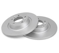 2x Brake disc solid 17774 A.B.S. for FIAT PEUGEOT CITROËN TOYOTA