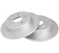 2x Brake disc solid 17808 A.B.S. for TOYOTA RAV 4 III RAV 4 IV RAV 4 IV VAN
