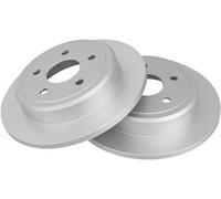2x Brake disc solid 17820 A.B.S. for JEEP GRAND CHEROKEE III GRAND CHEROKEE IV