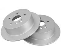 2x Brake disc solid 17840 A.B.S. for LEXUS RX