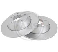 2x Brake disc solid 17860 A.B.S. for AUDI TT TT Roadster