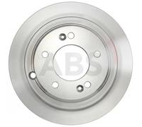 2x Brake disc solid 17896 A.B.S. for KIA OPIRUS