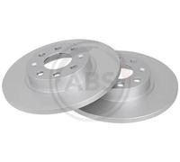 2x Brake disc solid 17919 A.B.S. for OPEL FIAT