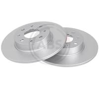 2x Brake disc solid 17924 A.B.S. for ALFA ROMEO MITO