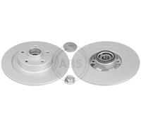 2x Brake disc solid 17979C A.B.S. for RENAULT LATITUDE LAGUNA III