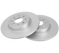2x Brake disc solid 18013 A.B.S.