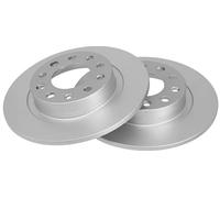 2x Brake disc solid 18023 A.B.S. for ALFA ROMEO GIULIETTA