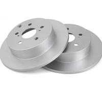 2x Brake disc solid 18050 A.B.S. for TOYOTA VERSO
