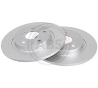Rear Set 2x Brake Discs A.B.S. 18053 for Toyota Avensis (15-18)