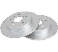 2x Brake disc solid 18078 A.B.S. for SUZUKI SX4 Saloon SX4