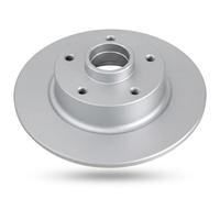 2x Brake disc solid 18140 A.B.S. for RENAULT MEGANE CC MEGANE III Grandtour